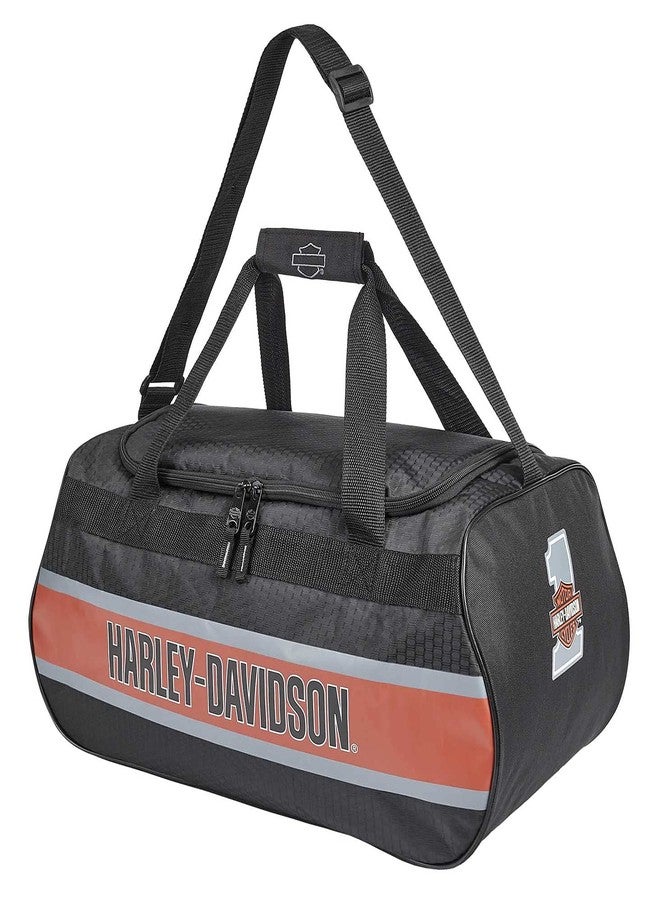 HARLEY DAVIDSON Harley-Davidson Trailblazer #1 Logo Duffel Bag w/Adjustable Strap - Rust Vintage - Image 1